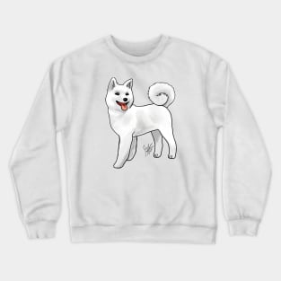 Akita - Light-Faced White Crewneck Sweatshirt